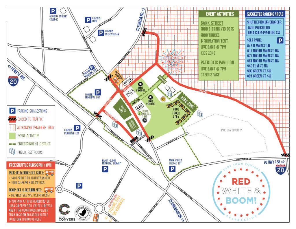 Old town conyers map